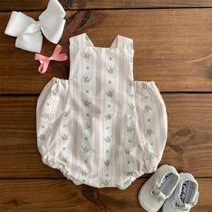 0/3 month Floral Bubble